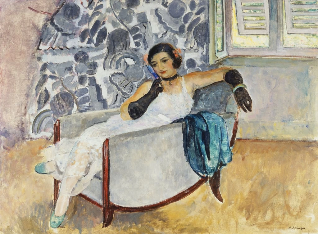 La donna con guanti neri, 1930 ca